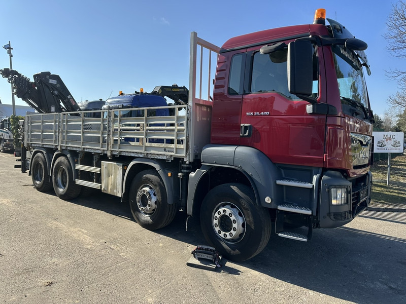 MAN TGS 35.420 8x4 + CRANE HIAB X-HIPRO 302 EP-5 - 192.000km - ROTATOR - 5/6 F - PLATFORM 6m55 - AIR SUSPENSION - TUV 06/2025 - TOP CONDITION - Crane truck: picture 1 MAN TGS 35.420 8x4 + CRANE HIAB X-HIPRO 302 EP-5 - 192.000km - ROTATOR - 5/6 F - PLATFORM 6m55 - AIR SUSPENSION - TUV 06/2025 - TOP CONDITION - Crane truck: picture 1