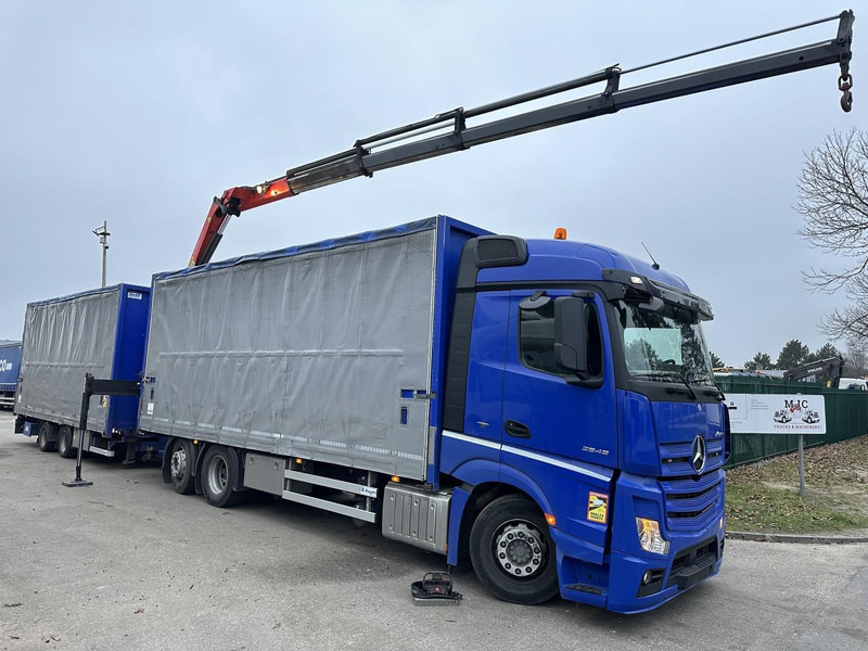 Mercedes-Benz Actros 2645 6x2 105m³ JUMBO + RETARDER + CRANE PALFINGER PK 19.001 SLD (4x) + RADIO - *FULL AIR* - FRIGO - EURO 6 - SAF AXLES - BELGIAN TRUCK - Crane truck: picture 1 Mercedes-Benz Actros 2645 6x2 105m³ JUMBO + RETARDER + CRANE PALFINGER PK 19.001 SLD (4x) + RADIO - *FULL AIR* - FRIGO - EURO 6 - SAF AXLES - BELGIAN TRUCK - Crane truck: picture 1