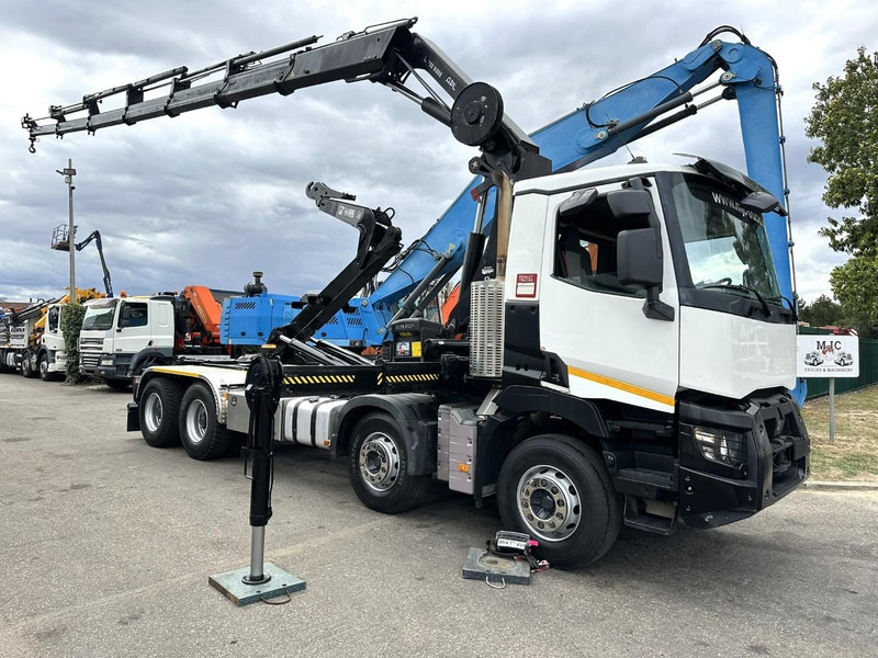 Renault C460 8x4 + (19m!) KRAN HIAB 288 E-6 HIDUO - RADIO - 5/6 F - STEEL SPRING / HUB REDUCTION - BE TRUCK - Hook lift truck, Crane truck: picture 1 Renault C460 8x4 + (19m!) KRAN HIAB 288 E-6 HIDUO - RADIO - 5/6 F - STEEL SPRING / HUB REDUCTION - BE TRUCK - Hook lift truck, Crane truck: picture 1