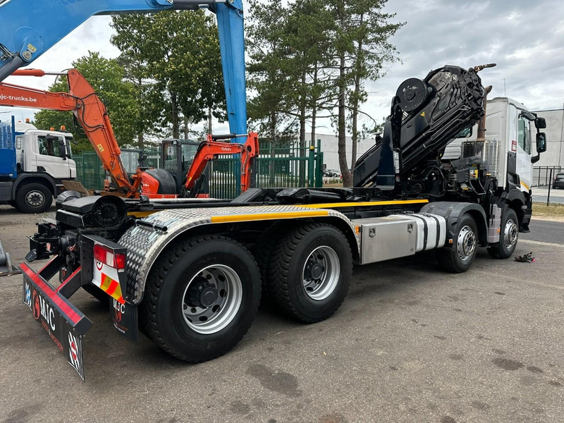 Renault C460 8x4 HOOKLIFT + (19m!) CRANE HIAB 288 E-6 HIDUO - RADIO - 5/6 F - STEEL SPRING / HUB REDUCTION - BE TRUCK - Hook lift truck, Crane truck: picture 5 Renault C460 8x4 HOOKLIFT + (19m!) CRANE HIAB 288 E-6 HIDUO - RADIO - 5/6 F - STEEL SPRING / HUB REDUCTION - BE TRUCK - Hook lift truck, Crane truck: picture 5