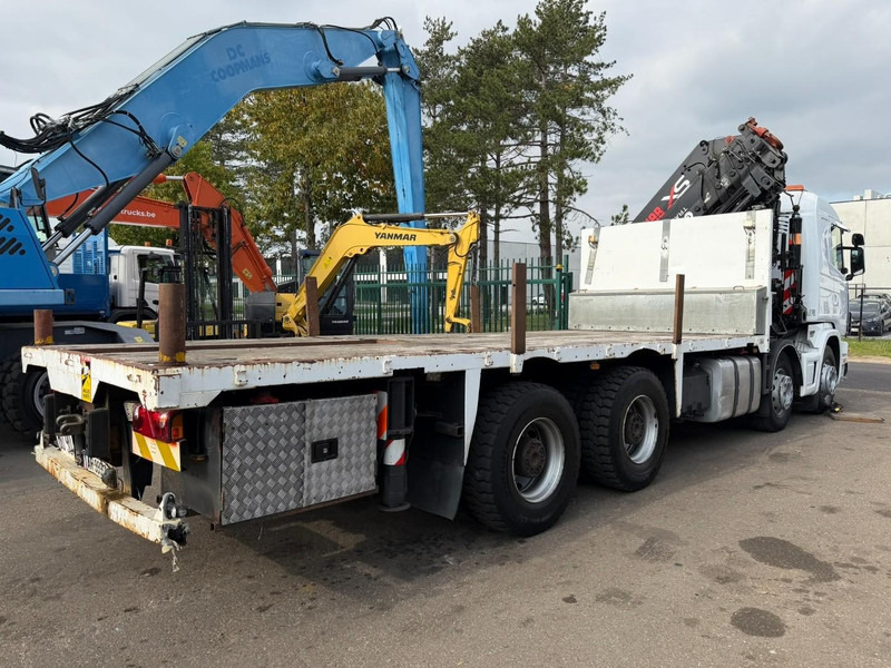 Scania 114C-380 8x4 + CRANE HIAB 700 E-5 - PLATFORM 6m80 + TWISTLOCKS - MANUAL - RETARDER - STEEL SPRING / BIG AXLE HUB REDUCTION - AP ACHSEN - Crane truck: picture 4 Scania 114C-380 8x4 + CRANE HIAB 700 E-5 - PLATFORM 6m80 + TWISTLOCKS - MANUAL - RETARDER - STEEL SPRING / BIG AXLE HUB REDUCTION - AP ACHSEN - Crane truck: picture 4