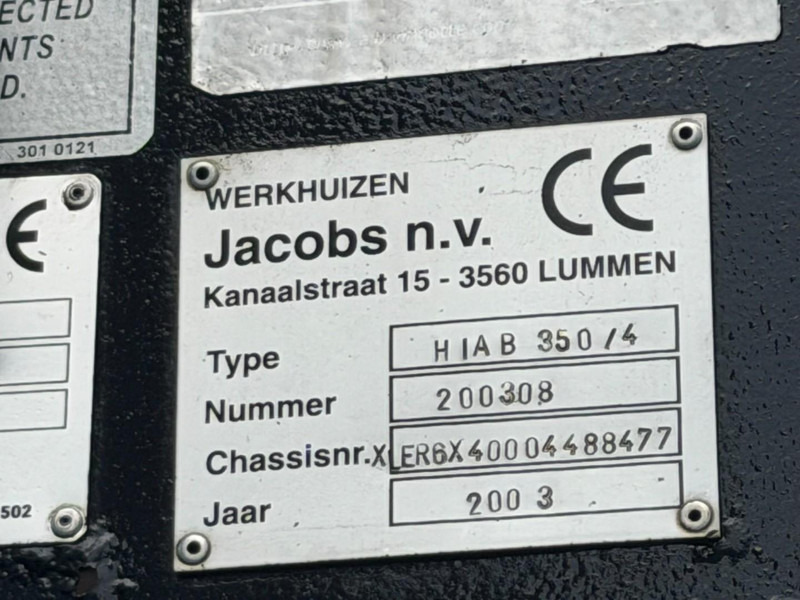 Scania 164L-480 V8 6x4 BAUSTOFF + KRAN HIAB 350-4 + JIB 90-4 - *TOP ZUSTAND* - ROTATOR - RADIO - RETARDER - BLATT / AP ACHSEN - BELGISCHE LKW - Dropside/ Flatbed truck, Crane truck: picture 5 Scania 164L-480 V8 6x4 BAUSTOFF + KRAN HIAB 350-4 + JIB 90-4 - *TOP ZUSTAND* - ROTATOR - RADIO - RETARDER - BLATT / AP ACHSEN - BELGISCHE LKW - Dropside/ Flatbed truck, Crane truck: picture 5