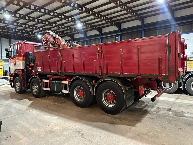 Scania G480 8x4 TIPPER + CRANE ATLAS 240.E4 + RADIO - STEEL SPRING / BIG AXLES - Tipper, Crane truck: picture 4 Scania G480 8x4 TIPPER + CRANE ATLAS 240.E4 + RADIO - STEEL SPRING / BIG AXLES - Tipper, Crane truck: picture 4