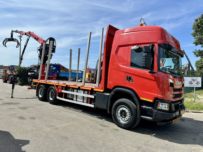 Scania G500 XT 6x4 WOOD / TIMBER / HOLZ CRANE PALFINGER EPSILON Q150Z + RETARDER - FULL AIR SUSP. - BE TRUCK - Crane truck: picture 1 Scania G500 XT 6x4 WOOD / TIMBER / HOLZ CRANE PALFINGER EPSILON Q150Z + RETARDER - FULL AIR SUSP. - BE TRUCK - Crane truck: picture 1