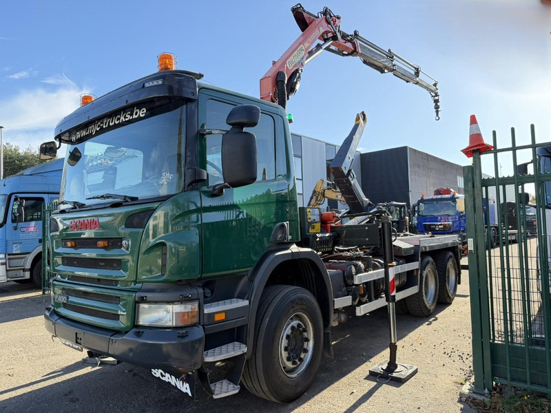 Scania P400 6x4 HOOKLIFT + CRANE PALFINGER PK9001 EH - RETARDER - 5/6F + ROTATOR + RADIO - WB 3m90 - EURO 5 - HUB REDUCTION / SPRING - BE TRUCK - Hook lift truck, Crane truck: picture 4 Scania P400 6x4 HOOKLIFT + CRANE PALFINGER PK9001 EH - RETARDER - 5/6F + ROTATOR + RADIO - WB 3m90 - EURO 5 - HUB REDUCTION / SPRING - BE TRUCK - Hook lift truck, Crane truck: picture 4