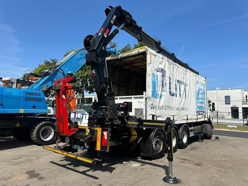 Scania P410 8x4 TRIDEM PRITSCHE PLANE + KRAN HIAB 244 EP-4 HIDUO - RETARDER - LIFT + STEERING AXLE - *327.000km* - RADIO - Curtain side truck, Crane truck: picture 5 Scania P410 8x4 TRIDEM PRITSCHE PLANE + KRAN HIAB 244 EP-4 HIDUO - RETARDER - LIFT + STEERING AXLE - *327.000km* - RADIO - Curtain side truck, Crane truck: picture 5