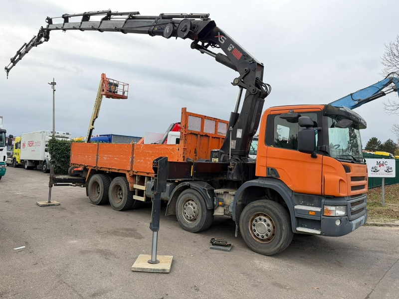 Scania P420 8X4 PRITSCHE + (25m) KRAN HIAB 422 E-5 HIPRO + JIB 100X-4 - RETARDER - *284.000km* - MANUAL - STEEL SPRING - EURO 3 - BE TRUCK - Dropside/ Flatbed truck, Crane truck: picture 2 Scania P420 8X4 PRITSCHE + (25m) KRAN HIAB 422 E-5 HIPRO + JIB 100X-4 - RETARDER - *284.000km* - MANUAL - STEEL SPRING - EURO 3 - BE TRUCK - Dropside/ Flatbed truck, Crane truck: picture 2
