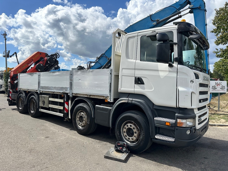 Scania R420 8x4 + CRANE PALFINGER PK44002 F (7x) + Rotator - 6m50 platform - Manual - - Crane truck: picture 1 Scania R420 8x4 + CRANE PALFINGER PK44002 F (7x) + Rotator - 6m50 platform - Manual - - Crane truck: picture 1