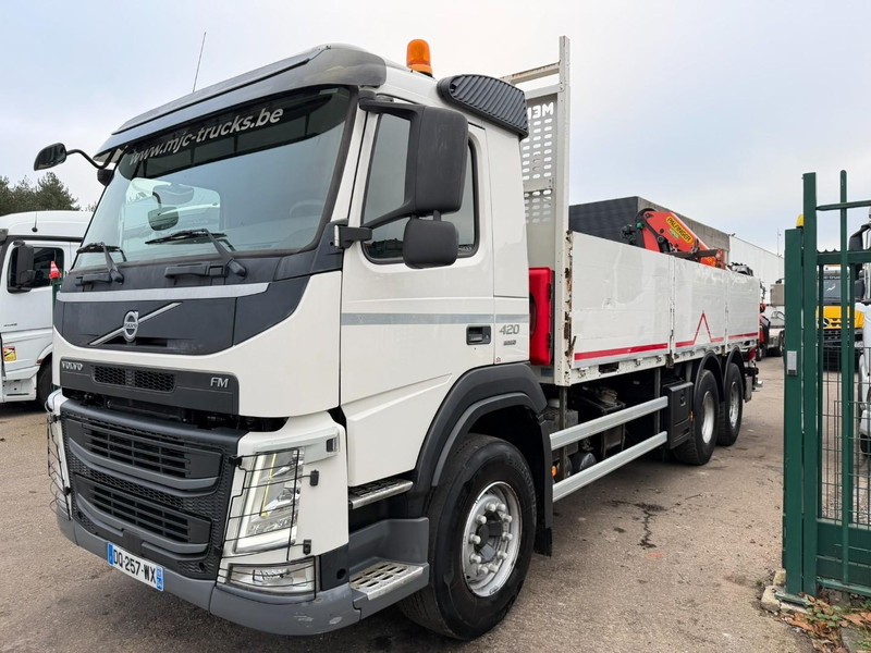 Volvo FM 420 6x4 BAUSTOFF + KRAN PALFINGER PK18502 SH B (3x) - ROTATOR - 5/6 F - TÜV 05/2026 - CG FR - PLATFORM 6m50 - I-Shift - 325.000km - STEEL SPRING / HUB REDUCTI - Dropside/ Flatbed truck, Crane truck: picture 2 Volvo FM 420 6x4 BAUSTOFF + KRAN PALFINGER PK18502 SH B (3x) - ROTATOR - 5/6 F - TÜV 05/2026 - CG FR - PLATFORM 6m50 - I-Shift - 325.000km - STEEL SPRING / HUB REDUCTI - Dropside/ Flatbed truck, Crane truck: picture 2