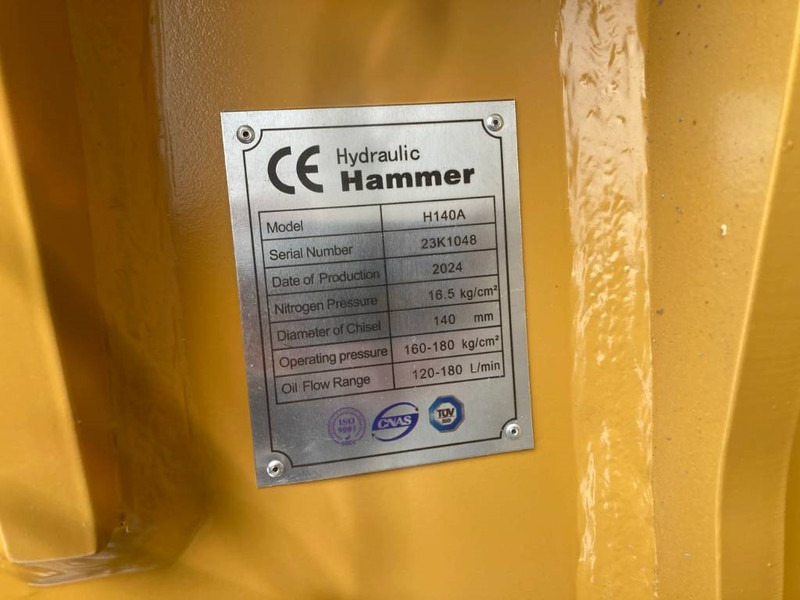 Smitma S140 / Caterpillar 320 / 323 - Volvo EC210 - Hydraulic hammer for Construction machinery: picture 5 Smitma S140 / Caterpillar 320 / 323 - Volvo EC210 - Hydraulic hammer for Construction machinery: picture 5