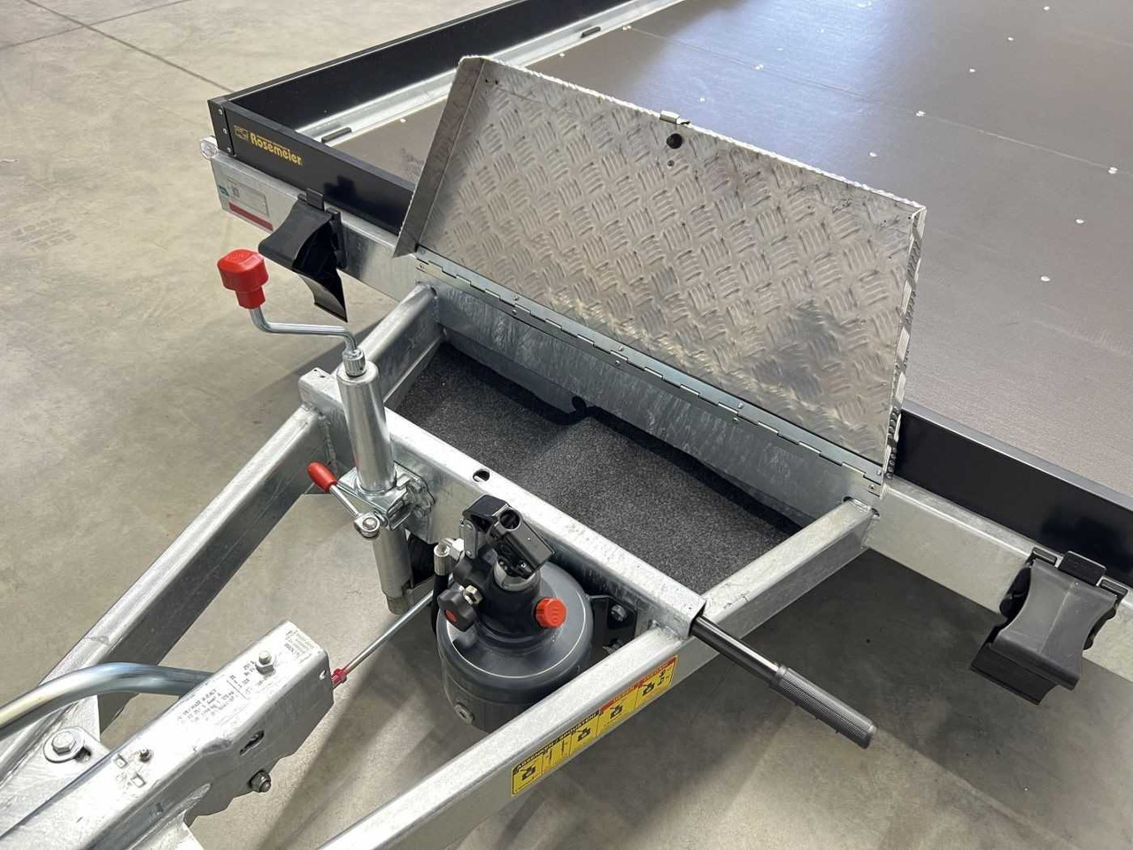 New Roll-off/ Skip trailer VEZEKO Husky Car FB 27.39 Absenker: picture 17