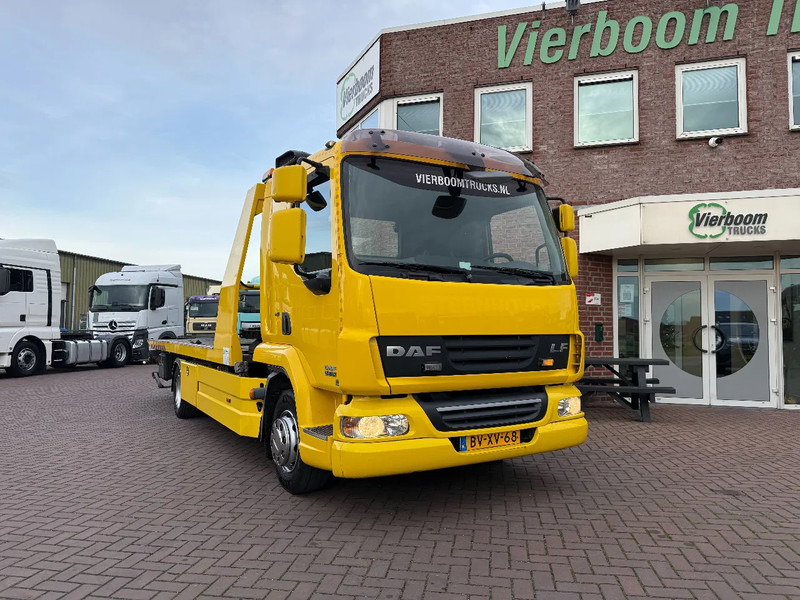 DAF LF 45 LF45-220 Abschelppwagen Falkom mit Anhanger / Schiebeplateau / Brill / Winde / Top Zustand - Car transporter truck: picture 2 DAF LF 45 LF45-220 Abschelppwagen Falkom mit Anhanger / Schiebeplateau / Brill / Winde / Top Zustand - Car transporter truck: picture 2