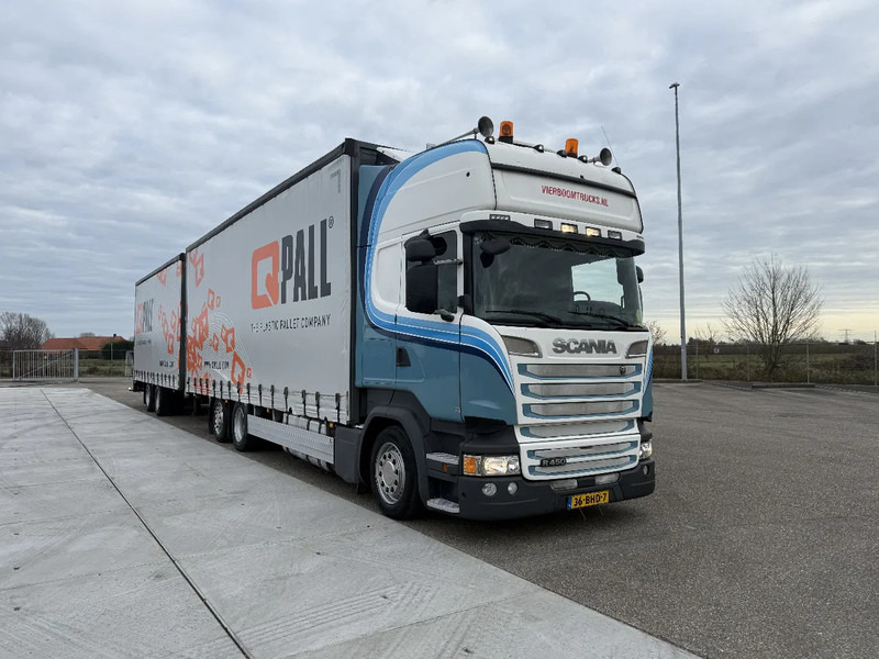 Scania R450 R450 6X2 Topline / mit 2007 Anhanger / SCR-only / Retarder / APK-TUV 4-2026 - Curtain side truck: picture 1 Scania R450 R450 6X2 Topline / mit 2007 Anhanger / SCR-only / Retarder / APK-TUV 4-2026 - Curtain side truck: picture 1