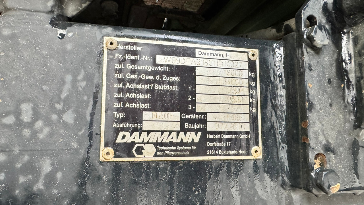 Self-propelled sprayer Dammann DT 2500 H 6000l 30 m: picture 6 Self-propelled sprayer Dammann DT 2500 H 6000l 30 m: picture 6