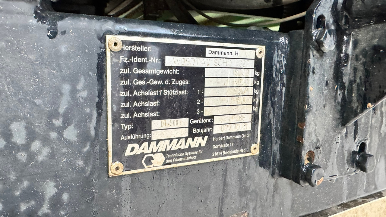 Self-propelled sprayer Dammann DT 2500 H 6000l 30 m: picture 7 Self-propelled sprayer Dammann DT 2500 H 6000l 30 m: picture 7