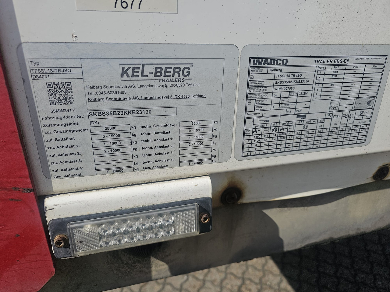 Closed box semi-trailer Kel-Berg 2 Aksel City 13,60: picture 8