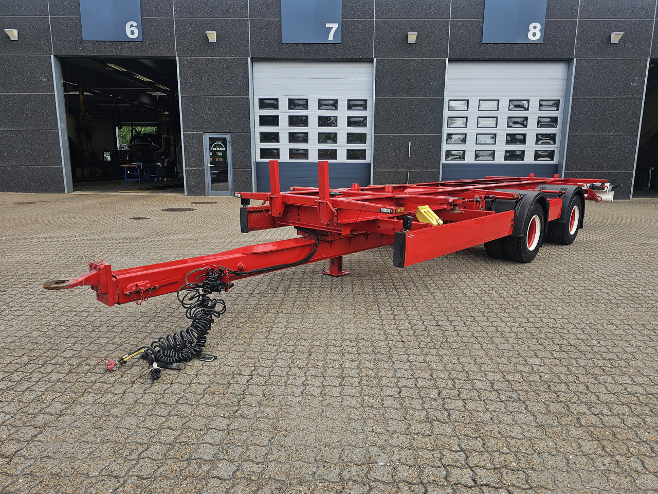 Krone 2 Aksl. Kærre - Container transporter/ Swap body trailer: picture 1 Krone 2 Aksl. Kærre - Container transporter/ Swap body trailer: picture 1