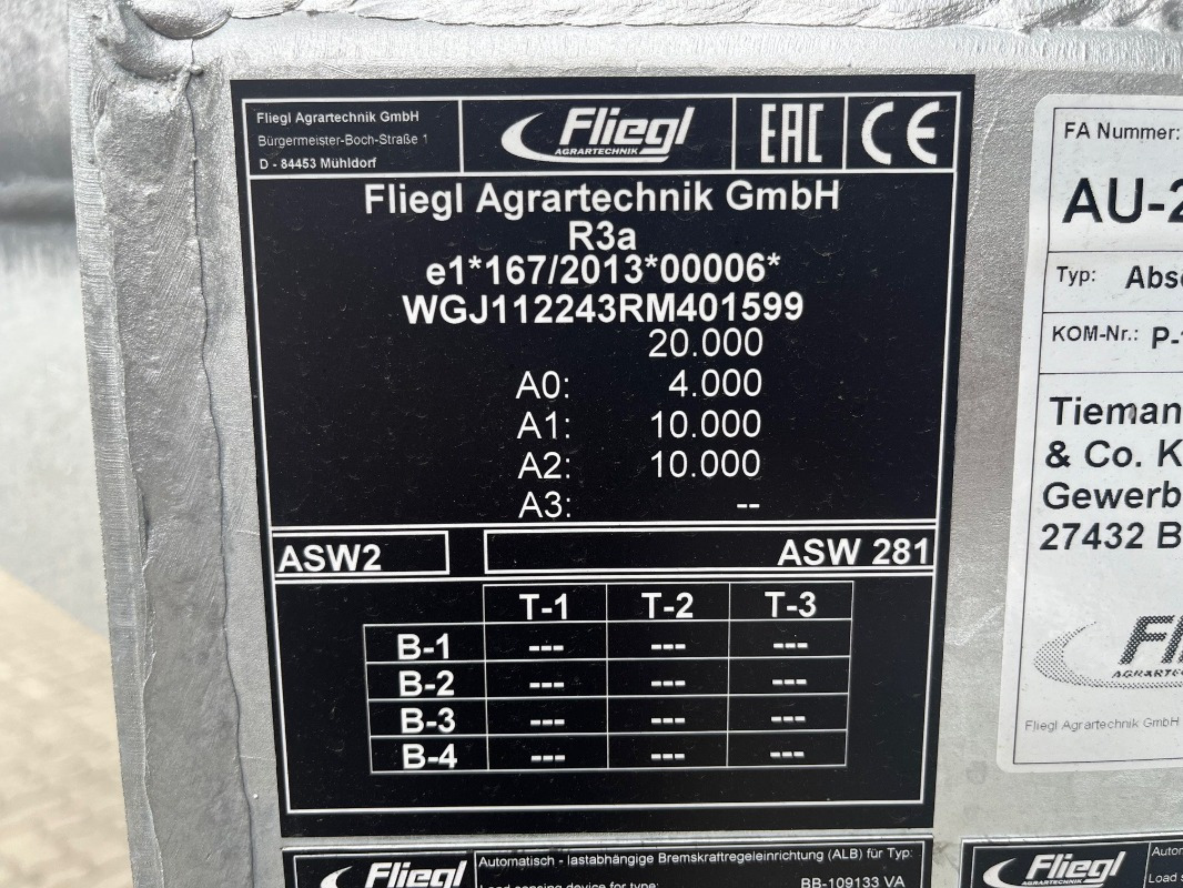 Fliegl ASW281 - Trailer: picture 2 Fliegl ASW281 - Trailer: picture 2