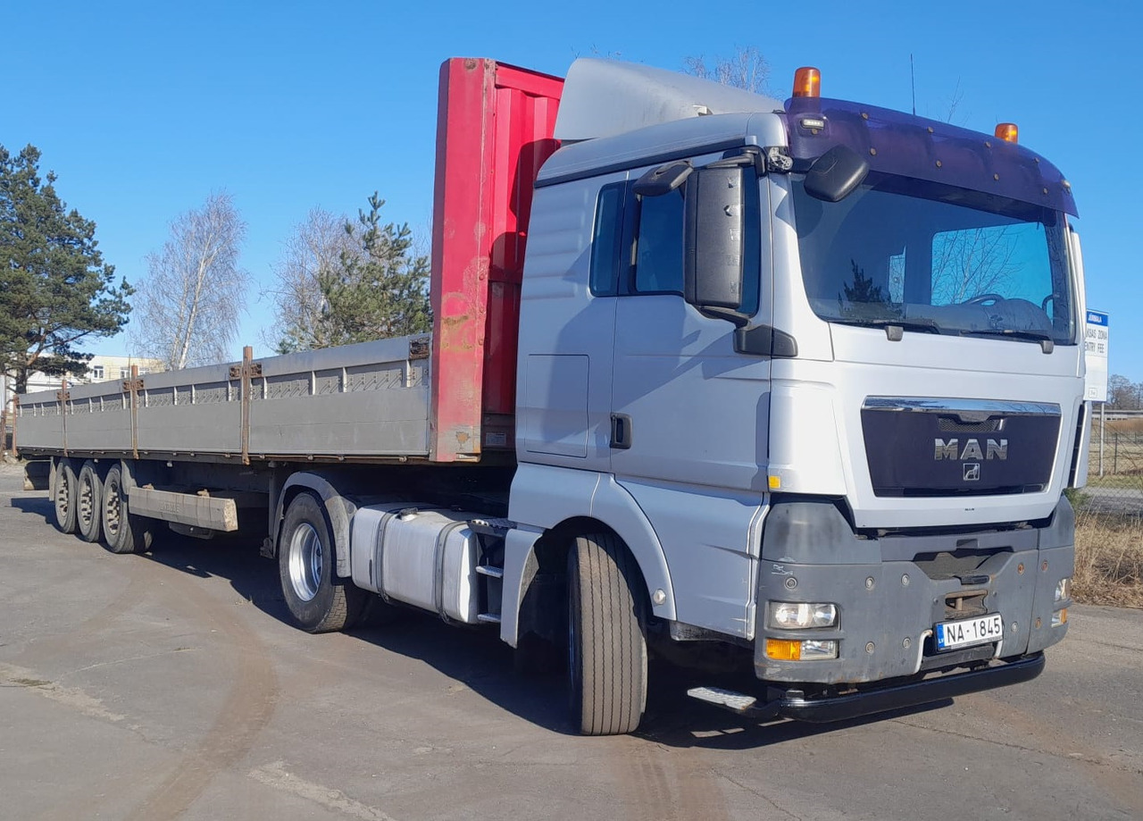 Dropside/ Flatbed semi-trailer KRONE SD: picture 8