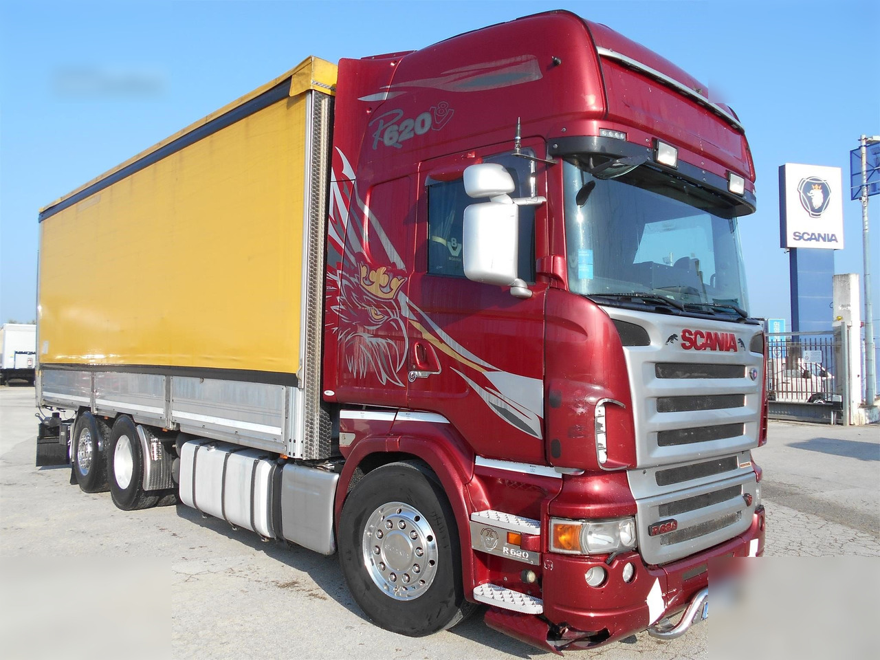 SCANIA R620 - Curtain side truck: picture 2 SCANIA R620 - Curtain side truck: picture 2