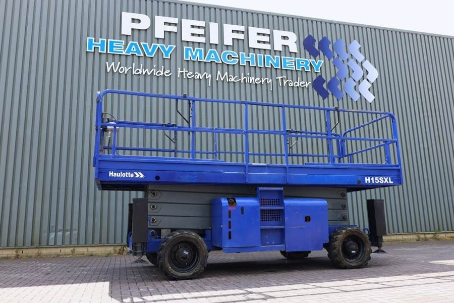 Haulotte H15SXL Diesel, 4x4 Drive, 15m Working Height, 500k - Scissor lift: picture 1 Haulotte H15SXL Diesel, 4x4 Drive, 15m Working Height, 500k - Scissor lift: picture 1
