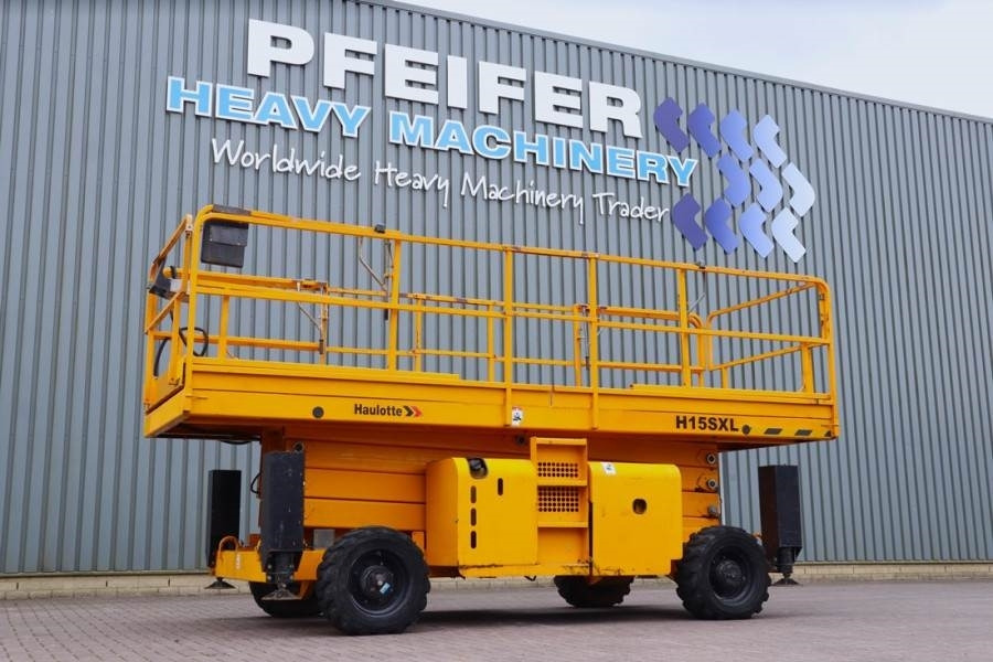 Haulotte H15SXL Diesel, 4x4 Drive, 15m Working Height, 500k - Scissor lift: picture 1 Haulotte H15SXL Diesel, 4x4 Drive, 15m Working Height, 500k - Scissor lift: picture 1