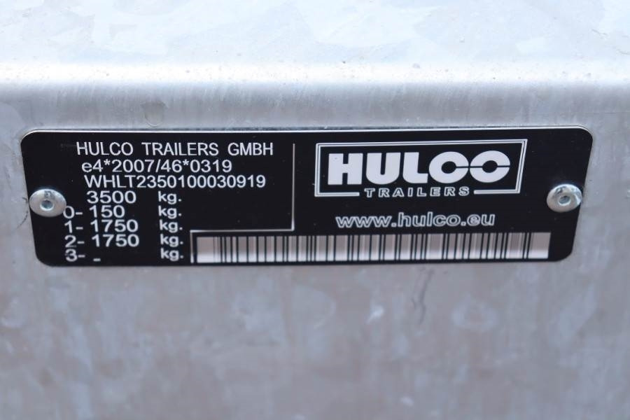 Car trailer Hulco Terrax-2 3500kg 2 Axel Trailer, 2.770 kg Capacity,: picture 7