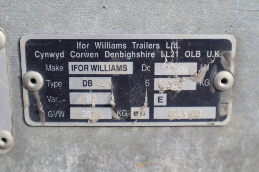 Car trailer Ifor Williams WILLIAM 2HB 2 Axel Trailer, 2.856 kg Capacity, Inc: picture 6 Car trailer Ifor Williams WILLIAM 2HB 2 Axel Trailer, 2.856 kg Capacity, Inc: picture 6