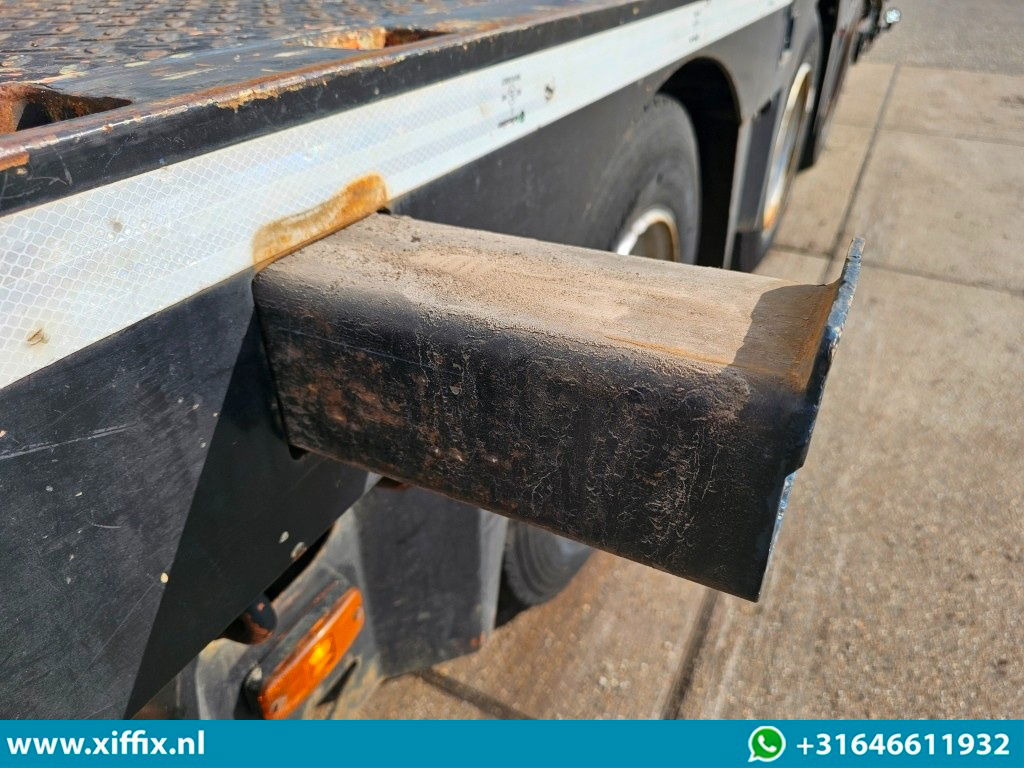 Low loader semi-trailer Broshuis 4-ass. Uitschuifbare semi dieplader / 2x naloop gestuurd: picture 8