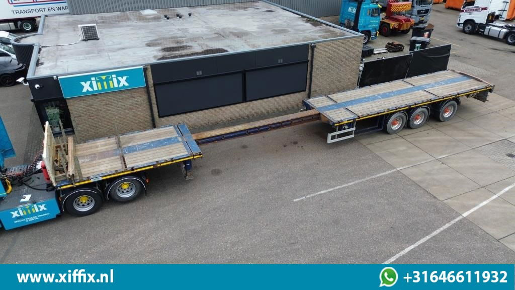 Doll 3-ass. Vlakke uitschuifbare oplegger / Naloop gestuurd  - Dropside/ Flatbed semi-trailer: picture 1 Doll 3-ass. Vlakke uitschuifbare oplegger / Naloop gestuurd  - Dropside/ Flatbed semi-trailer: picture 1
