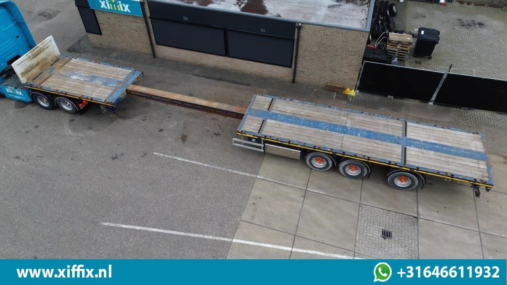 Doll 3-ass. Vlakke uitschuifbare oplegger / Naloop gestuurd  - Dropside/ Flatbed semi-trailer: picture 2 Doll 3-ass. Vlakke uitschuifbare oplegger / Naloop gestuurd  - Dropside/ Flatbed semi-trailer: picture 2