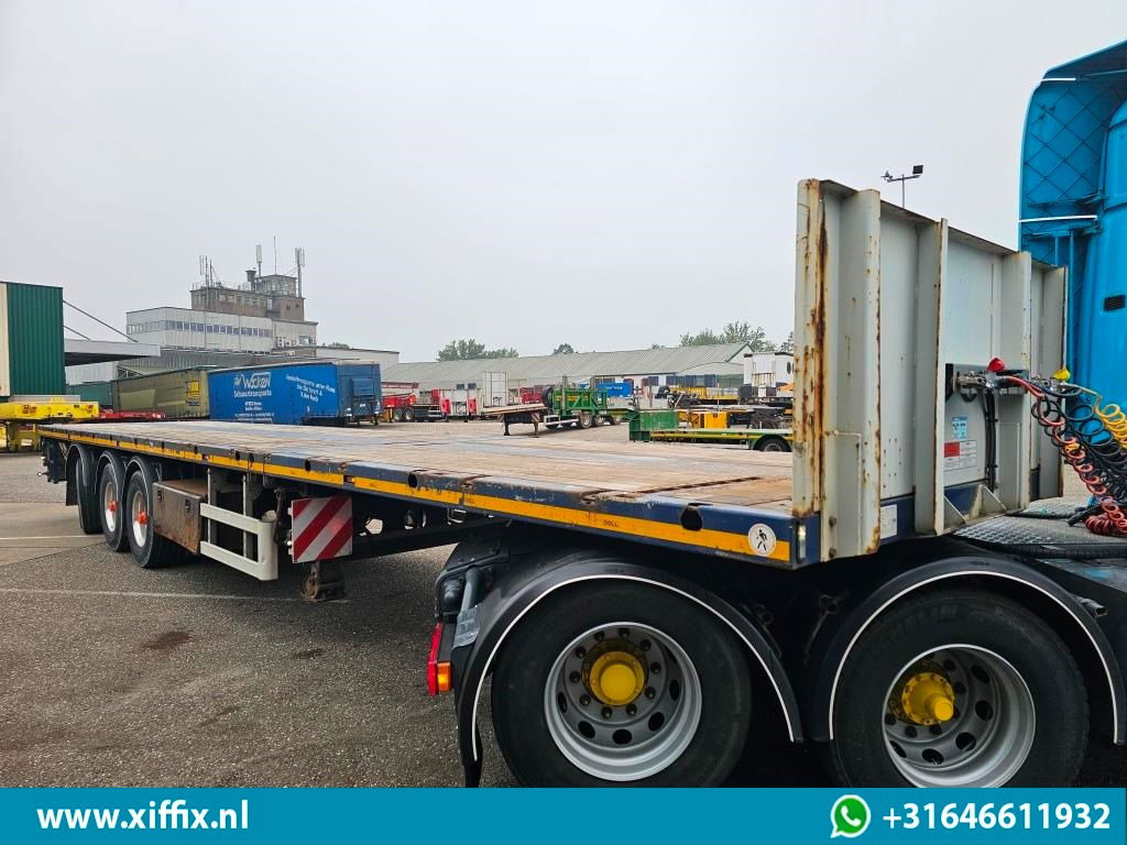 Doll 3-ass. Vlakke uitschuifbare oplegger / Naloop gestuurd  - Dropside/ Flatbed semi-trailer: picture 4 Doll 3-ass. Vlakke uitschuifbare oplegger / Naloop gestuurd  - Dropside/ Flatbed semi-trailer: picture 4