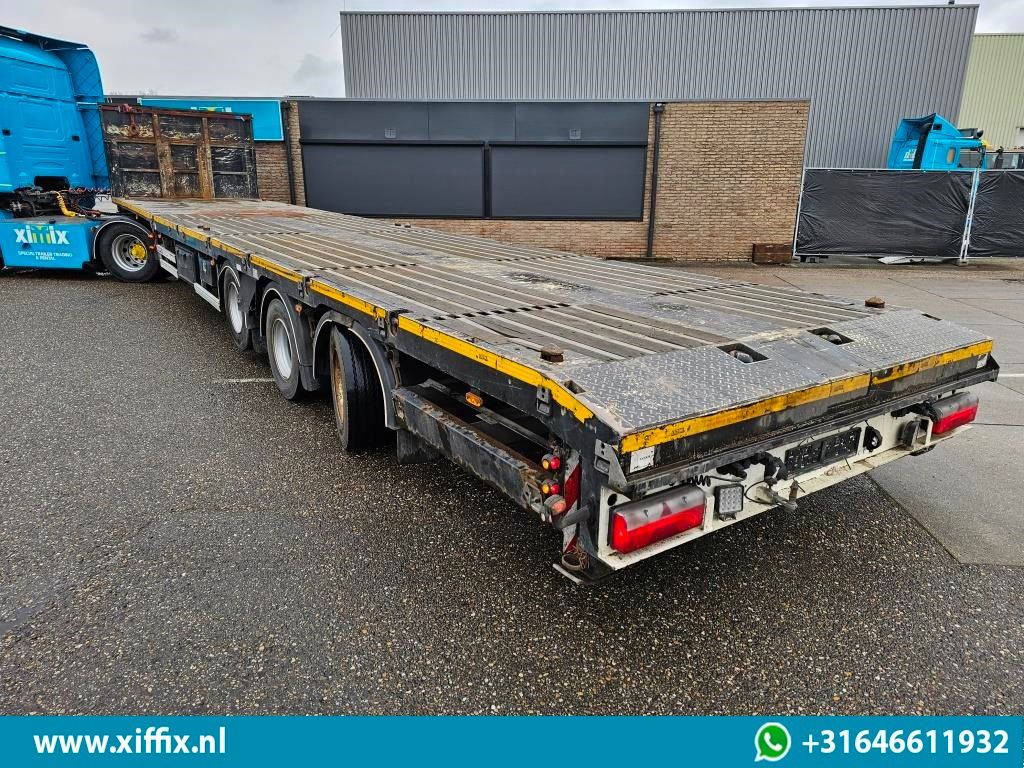ES-GE 3-ass. Vlakke uitschuifbare Mega oplegger / Naloop gestuurd  - Dropside/ Flatbed semi-trailer: picture 4 ES-GE 3-ass. Vlakke uitschuifbare Mega oplegger / Naloop gestuurd  - Dropside/ Flatbed semi-trailer: picture 4