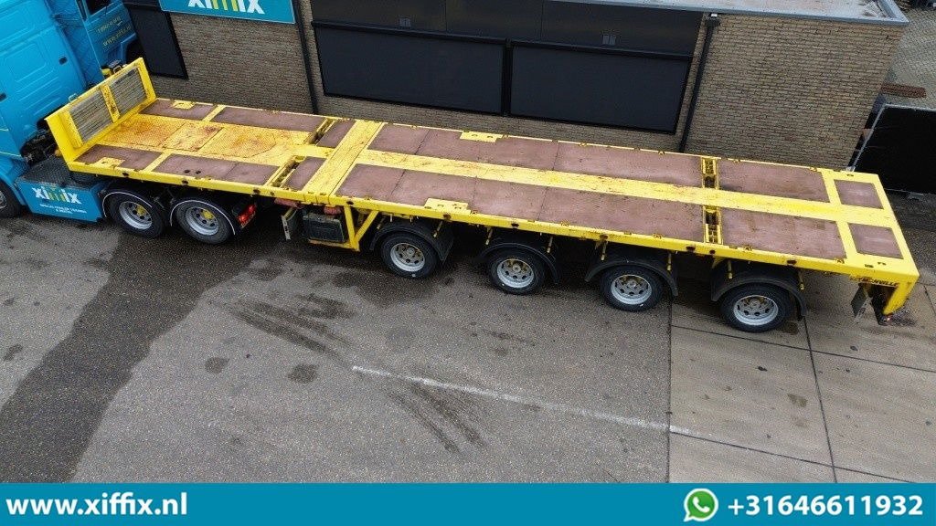 Faymonville 4-ass. Vlakke triple 3x uitschuifbare oplegger / 35 meter / 4x gestuurd - Dropside/ Flatbed semi-trailer: picture 3 Faymonville 4-ass. Vlakke triple 3x uitschuifbare oplegger / 35 meter / 4x gestuurd - Dropside/ Flatbed semi-trailer: picture 3