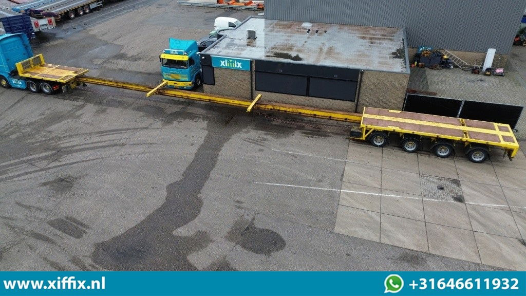 Faymonville 4-ass. Vlakke triple 3x uitschuifbare oplegger / 35 meter / 4x gestuurd - Dropside/ Flatbed semi-trailer: picture 4 Faymonville 4-ass. Vlakke triple 3x uitschuifbare oplegger / 35 meter / 4x gestuurd - Dropside/ Flatbed semi-trailer: picture 4
