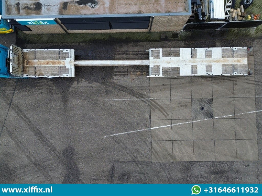 Kässbohrer 3-ass. Vlakke uitschuifbare Mega oplegger / Naloop gestuurd - Dropside/ Flatbed semi-trailer: picture 3 Kässbohrer 3-ass. Vlakke uitschuifbare Mega oplegger / Naloop gestuurd - Dropside/ Flatbed semi-trailer: picture 3