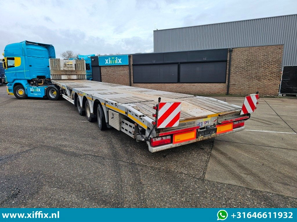 Kässbohrer 3-ass. Vlakke uitschuifbare Mega oplegger / Naloop gestuurd - Dropside/ Flatbed semi-trailer: picture 4 Kässbohrer 3-ass. Vlakke uitschuifbare Mega oplegger / Naloop gestuurd - Dropside/ Flatbed semi-trailer: picture 4