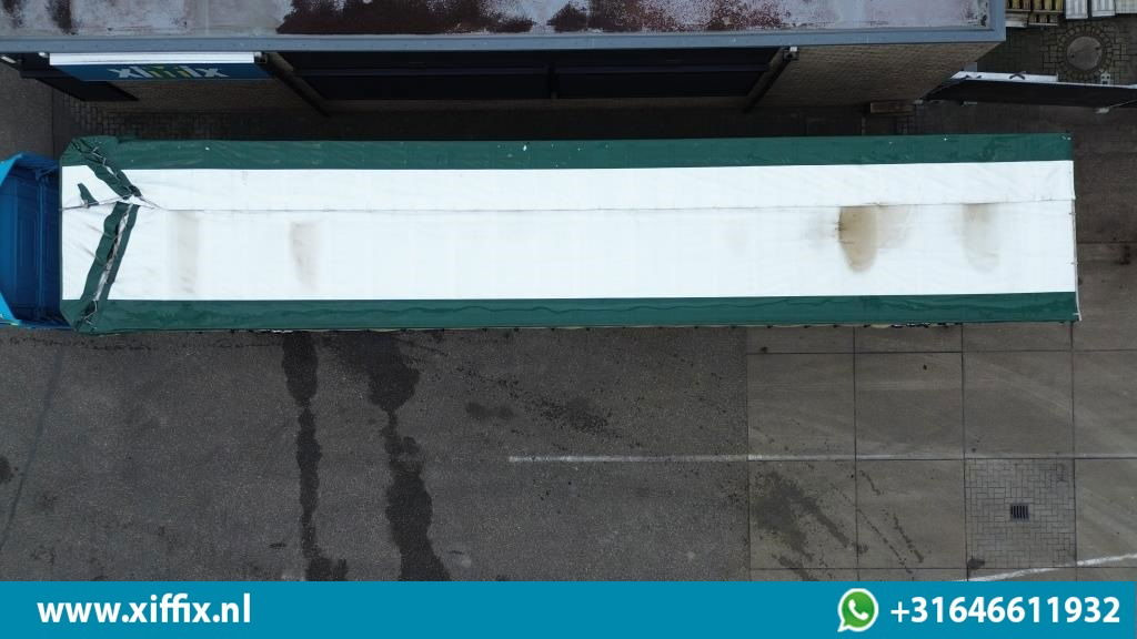 Meusburger 4-ass. Vlakke Mega oplegger met elektrische huifopbouw / 2x naloop ge  - Dropside/ Flatbed semi-trailer: picture 3 Meusburger 4-ass. Vlakke Mega oplegger met elektrische huifopbouw / 2x naloop ge  - Dropside/ Flatbed semi-trailer: picture 3