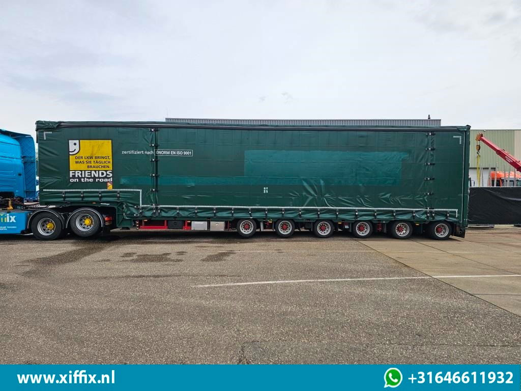 Low loader semi-trailer Meusburger 6-ass. Semi dieplader met elektrische huifopbouw / 3x naloop gestuurd: picture 14 Low loader semi-trailer Meusburger 6-ass. Semi dieplader met elektrische huifopbouw / 3x naloop gestuurd: picture 14