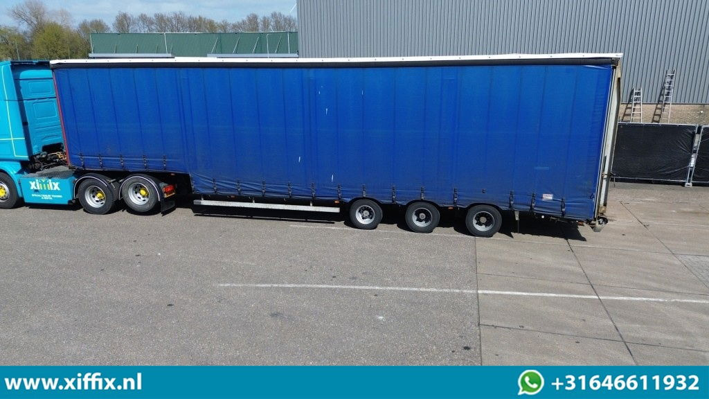 Nooteboom 3-ass. Semi dieplader met huifopbouw / Laadklep - Low loader semi-trailer: picture 2 Nooteboom 3-ass. Semi dieplader met huifopbouw / Laadklep - Low loader semi-trailer: picture 2