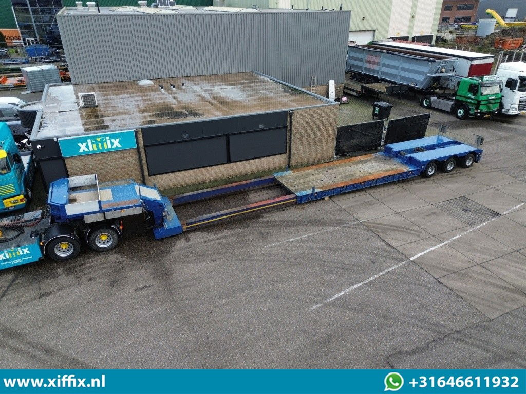 Nooteboom 3-ass. Uitschuifbare dieplader met afneembare nek / 3x gestuurd / 274 cm. Breed - Low loader semi-trailer: picture 1 Nooteboom 3-ass. Uitschuifbare dieplader met afneembare nek / 3x gestuurd / 274 cm. Breed - Low loader semi-trailer: picture 1