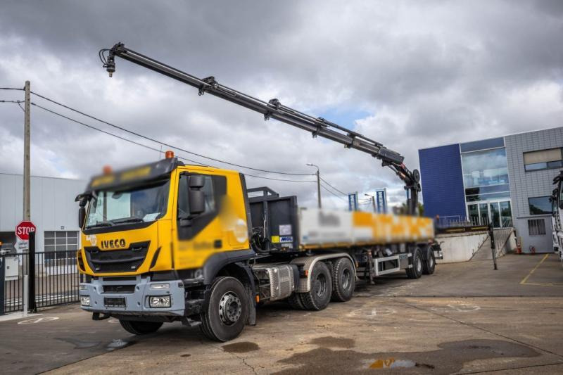 Iveco TRAKKER 450-6X4-BIG AXLES - Dropside/ Flatbed truck, Crane truck: picture 1 Iveco TRAKKER 450-6X4-BIG AXLES - Dropside/ Flatbed truck, Crane truck: picture 1