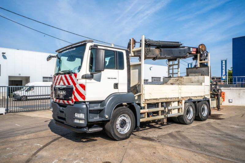 MAN TGS 33.400 BB - HIAB 377 E-5 HIPRO - Dropside/ Flatbed truck, Crane truck: picture 2 MAN TGS 33.400 BB - HIAB 377 E-5 HIPRO - Dropside/ Flatbed truck, Crane truck: picture 2