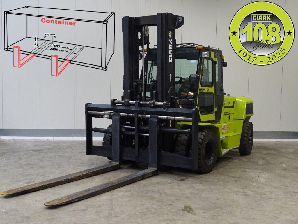 Clark C80D900 - Empty Containers Handler - Diesel forklift: picture 1 Clark C80D900 - Empty Containers Handler - Diesel forklift: picture 1