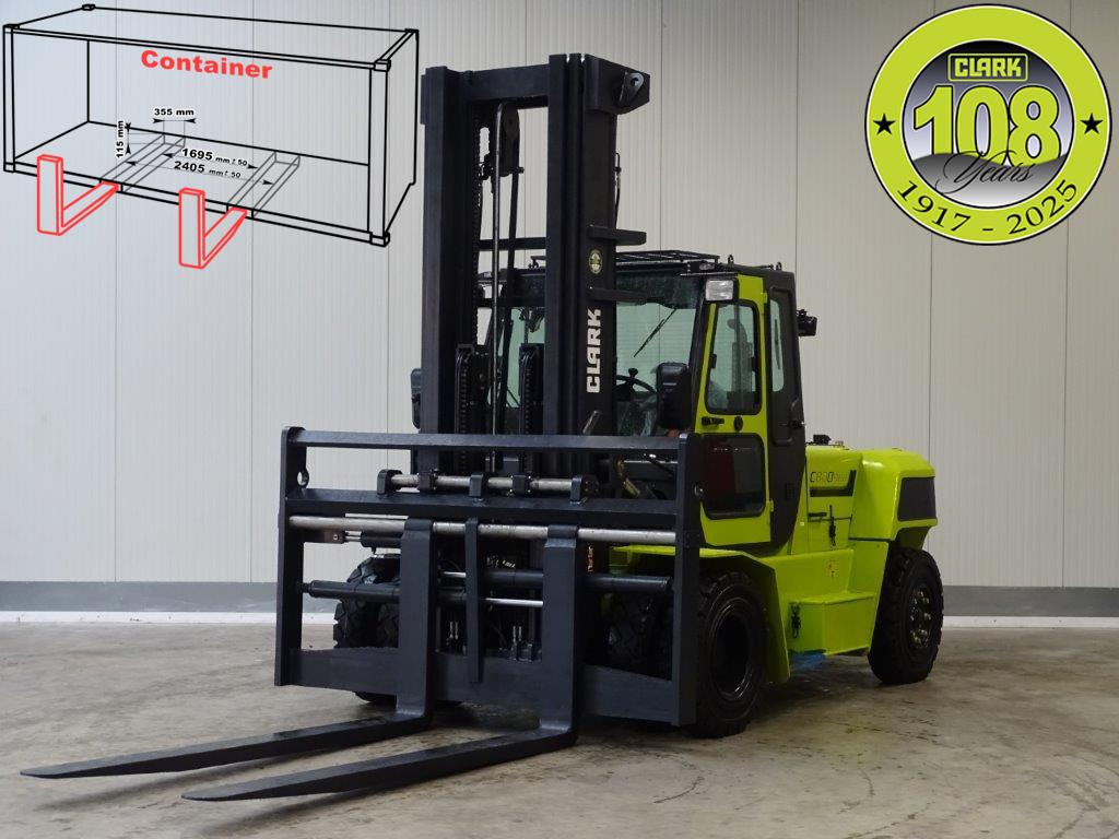 Clark C80D900 - TRIPLEX - NEU - Diesel forklift: picture 1 Clark C80D900 - TRIPLEX - NEU - Diesel forklift: picture 1