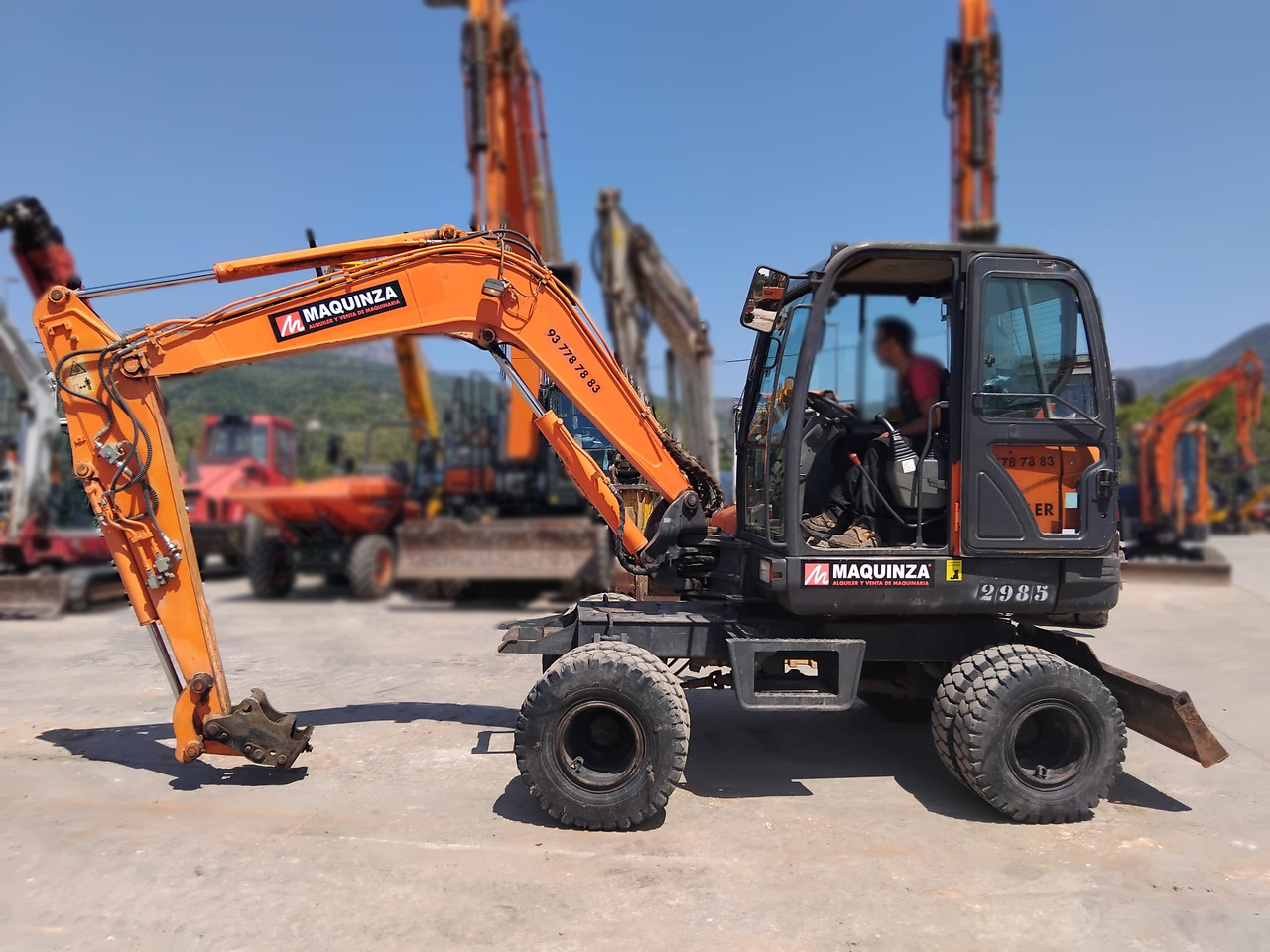 DOOSAN DX55W - Mini excavator: picture 2 DOOSAN DX55W - Mini excavator: picture 2