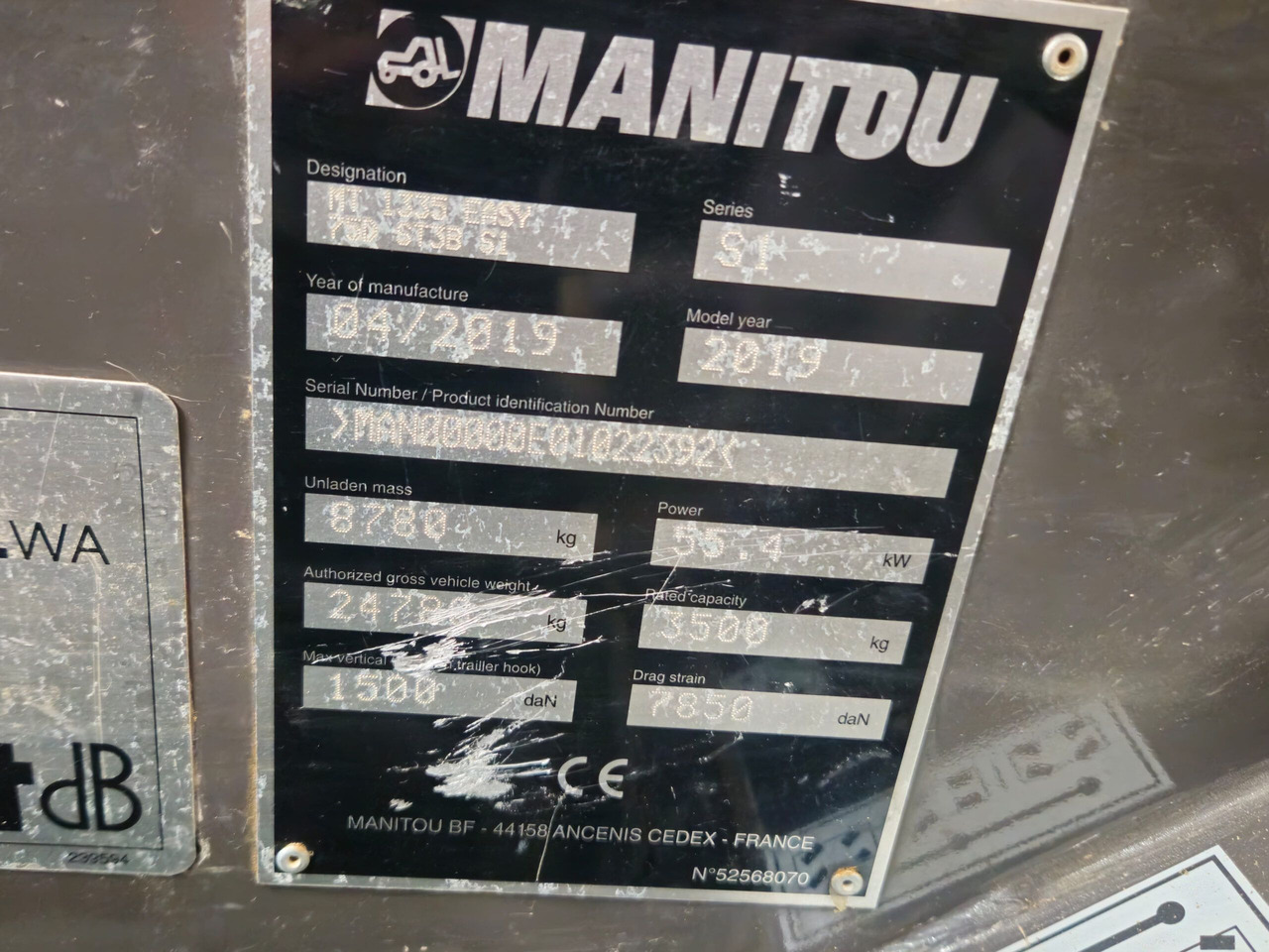 Telescopic handler MANITOU MT1335 EASY: picture 6