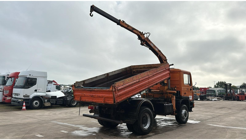 MAN 17.192 (4X4 / BIG AXLE / STEEL SUSPENSION / 8 TON CRANE) - Tipper, Crane truck: picture 5 MAN 17.192 (4X4 / BIG AXLE / STEEL SUSPENSION / 8 TON CRANE) - Tipper, Crane truck: picture 5