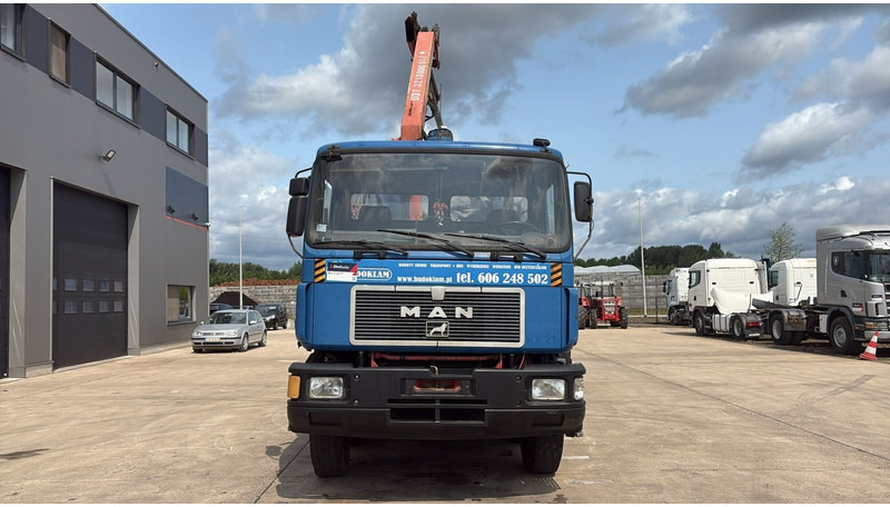 MAN 35.362 (6 CYLINDER / MANUAL PUMP / 8X4 / FALFINGER CRANE PK80 / STEEL SUSP.) - Tipper, Crane truck: picture 2 MAN 35.362 (6 CYLINDER / MANUAL PUMP / 8X4 / FALFINGER CRANE PK80 / STEEL SUSP.) - Tipper, Crane truck: picture 2