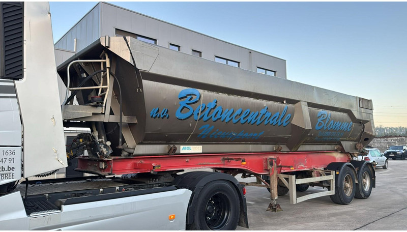 MOL KF85F/20T/37AI (BELGIAN TRAILER / DRUM BRAKES / FREINES TAMBOUR / BPW AXLES) - Tipper semi-trailer: picture 1 MOL KF85F/20T/37AI (BELGIAN TRAILER / DRUM BRAKES / FREINES TAMBOUR / BPW AXLES) - Tipper semi-trailer: picture 1